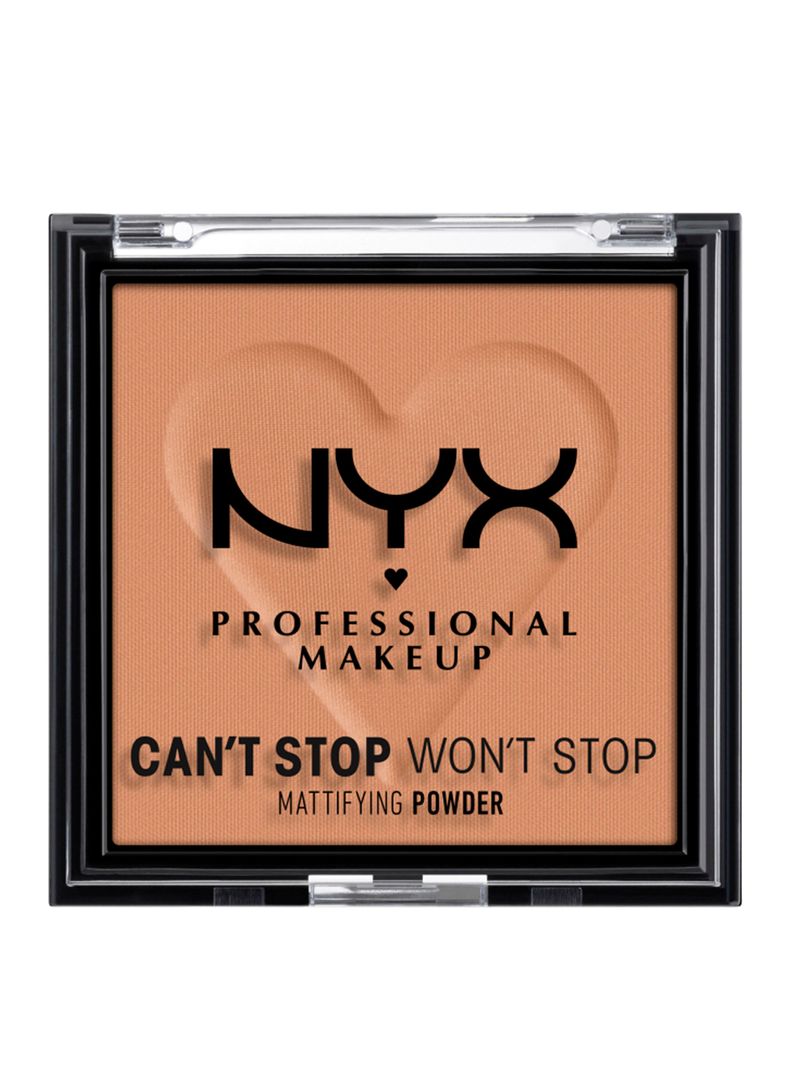 Polvo Nyx Professional Makeup Matificante Can'T Stop Won'T Stop - Caramel-2