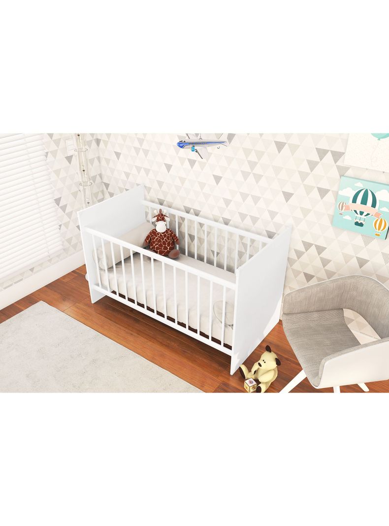 Cuna Tecnomobili Madera Be Recta Blanca-3