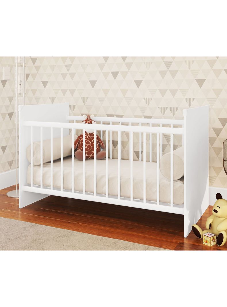 Cuna Tecnomobili Madera Be Recta Blanca-0