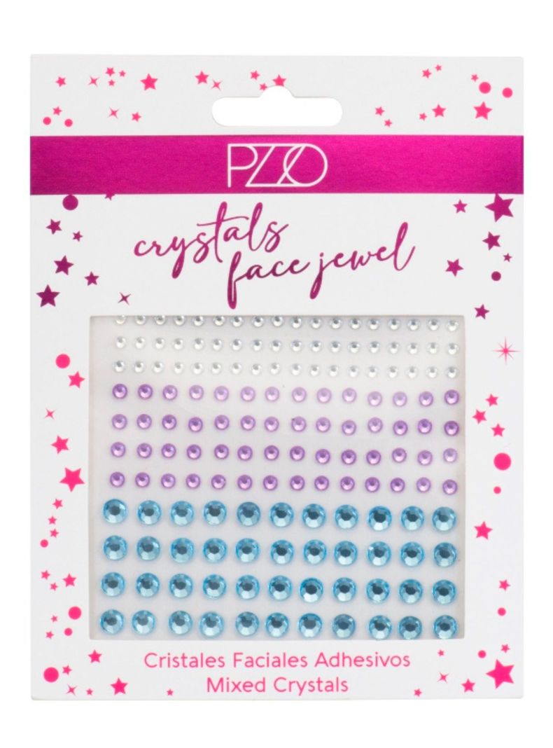 Mixed Crystals Jewel para rostro PZZO-0