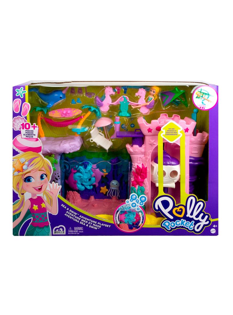 Muñeca Polly Aventuras de Sirena-3