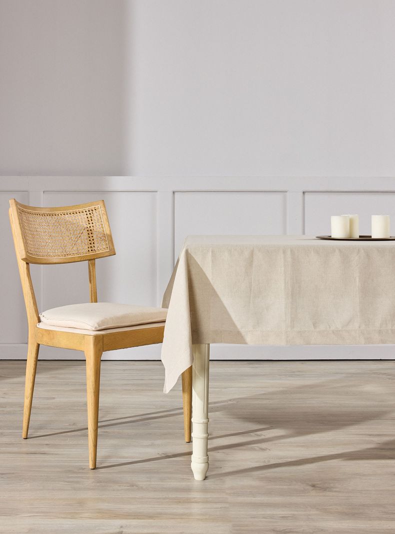 Mantel Lino Beige 160x260 cm-0