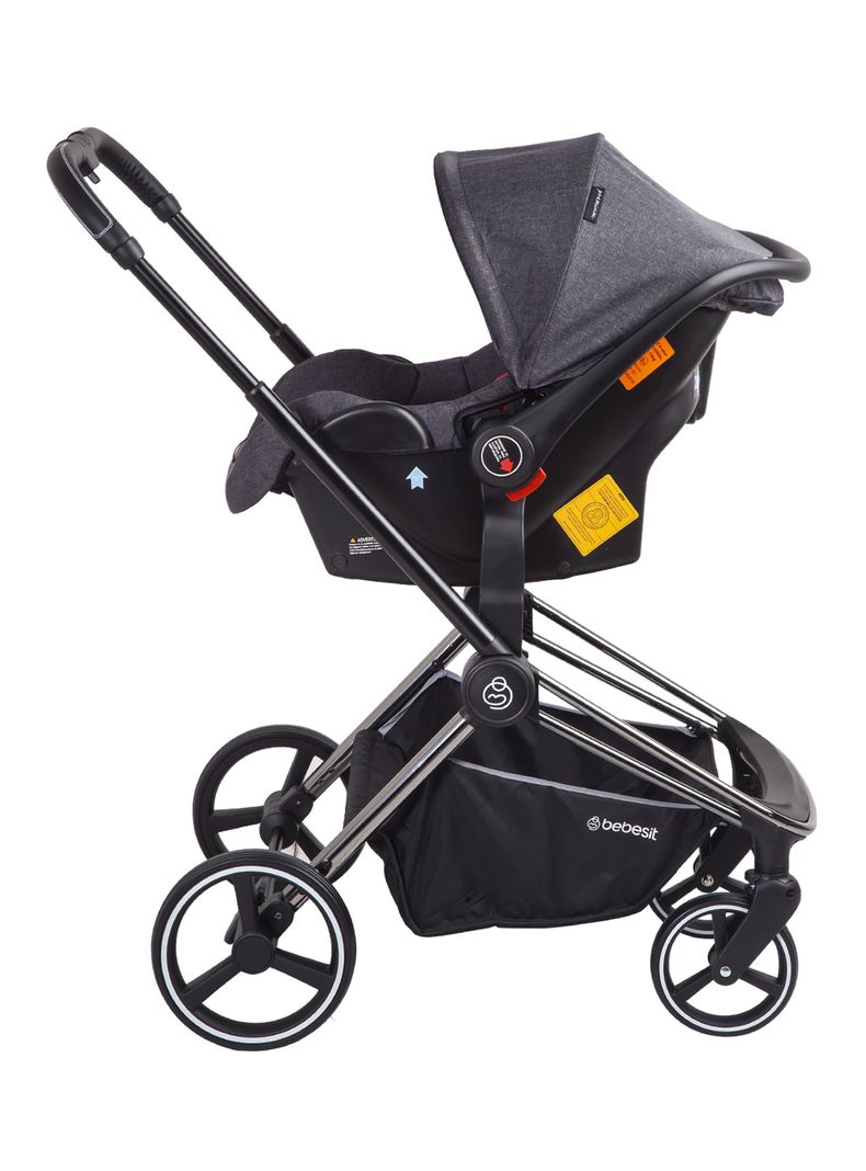 Coche Travel System Sonic Negro Bebesit-4