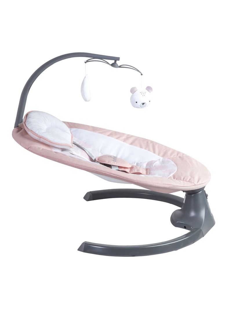 Silla Nido Bouncer Mecedora Baby Swing Rosada Bebesit-2