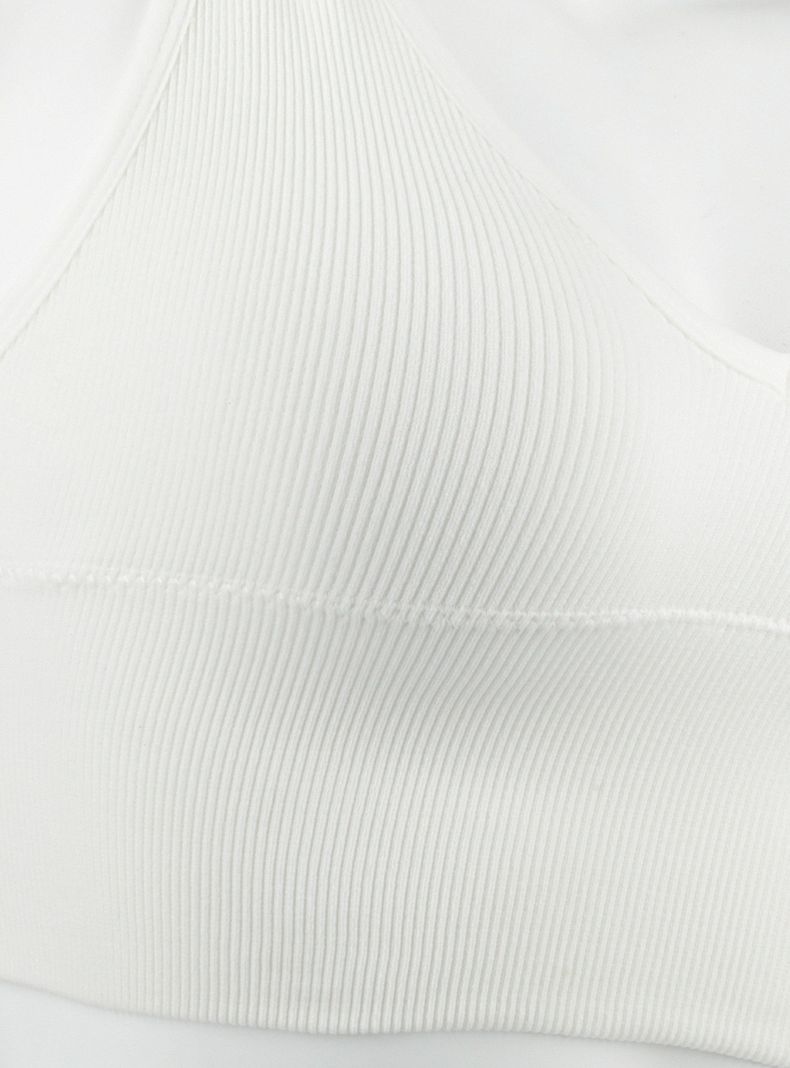 Bralette Top con Tirantes Finos Sólido-2