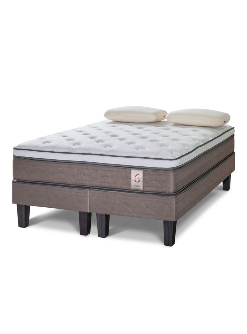 Cama Europea New Style 6 King + Almohadas Memory Max-0