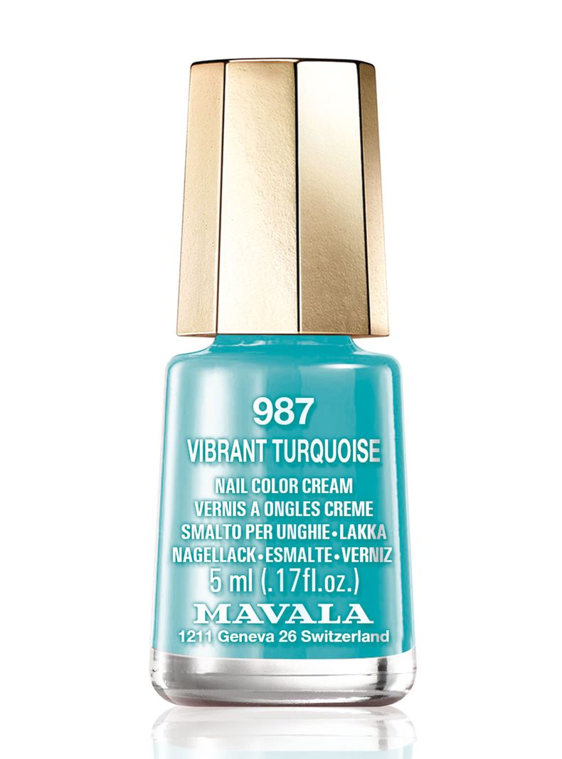 Esmalte Mavala Uñas Minicolor 987 Vibrant Turquois 5 ml-0