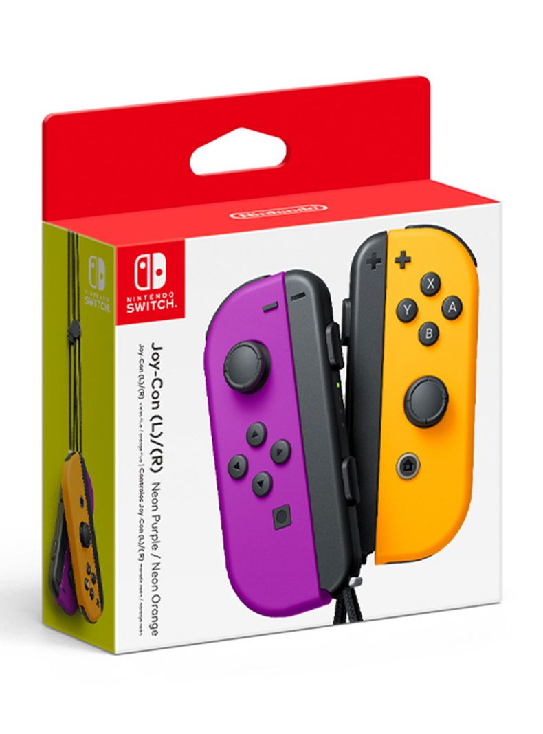 Control Nintendo Joy-Con Neon Purple y Neon Orange-2