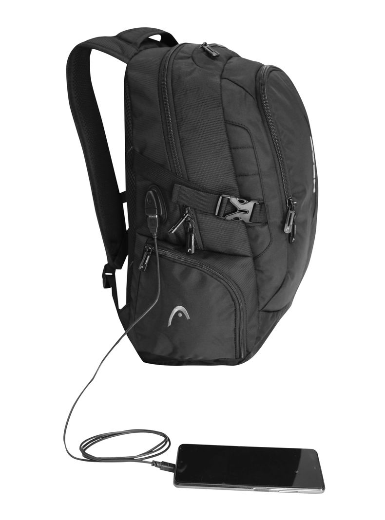 Mochila Notebook Titan Negro USB-4