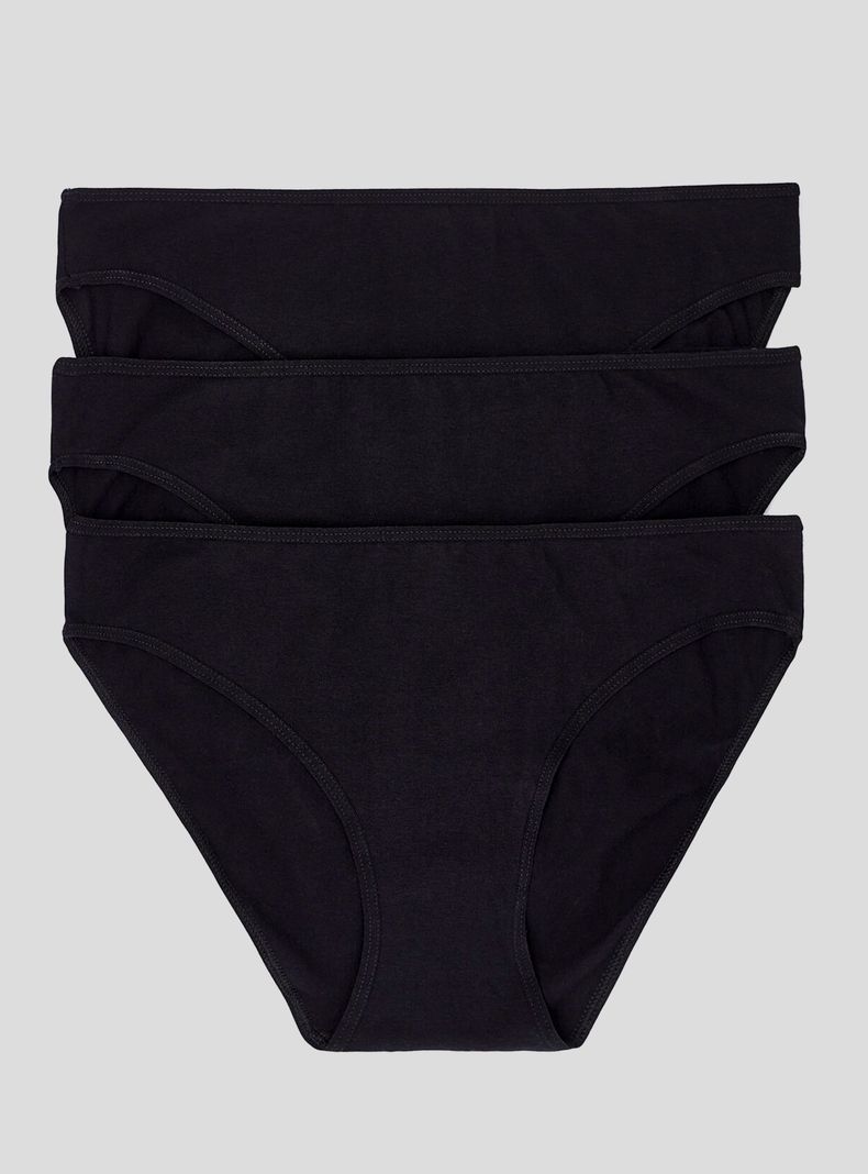 Pack 3 Calzón Bikini de Algodón-2