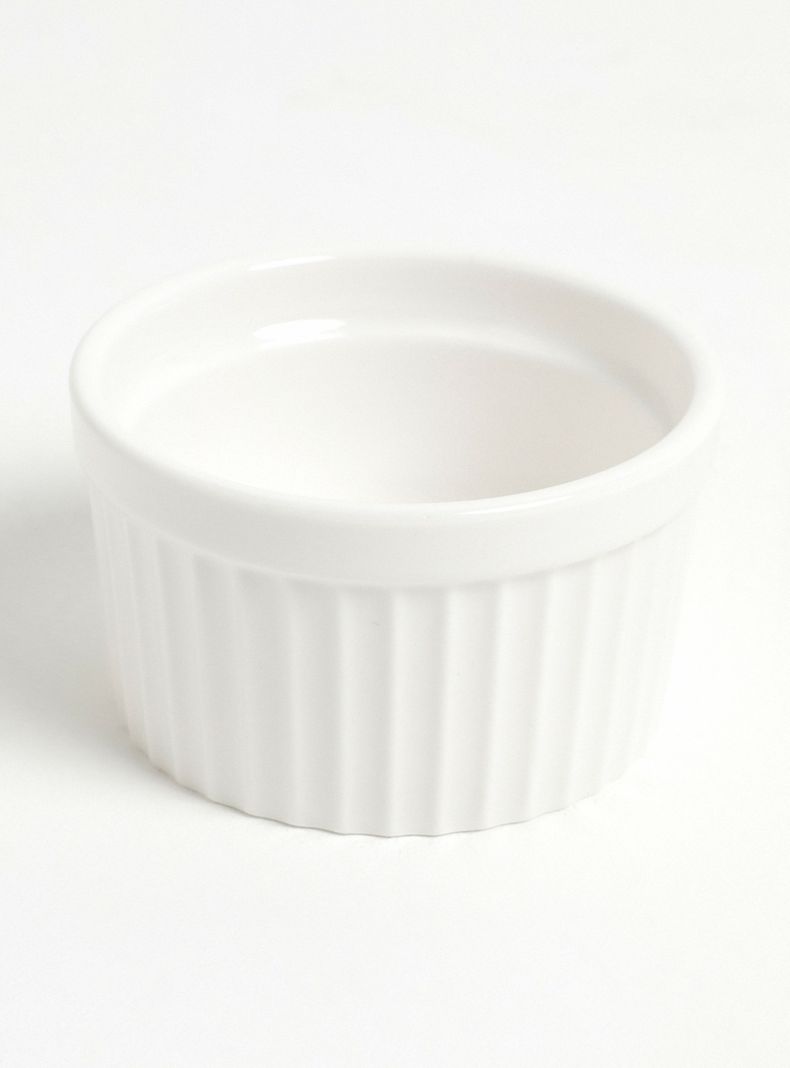 Set 4 Ramekines Blanco 8 cm-2