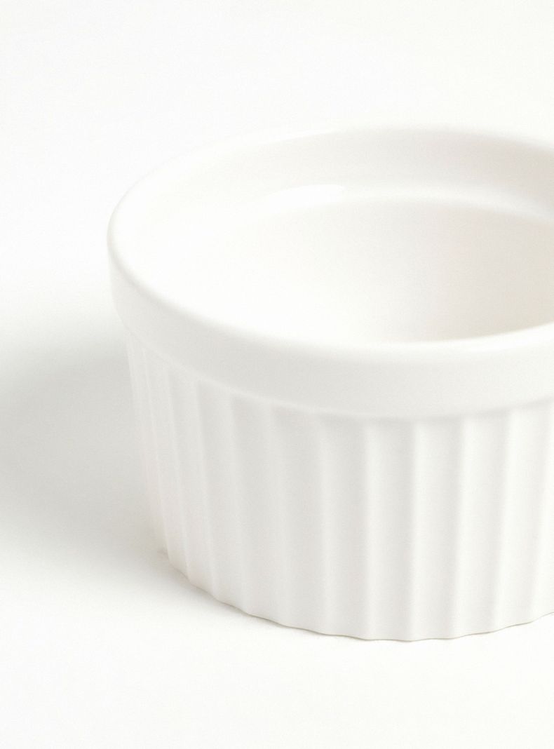 Set 4 Ramekines Blanco 8 cm-3