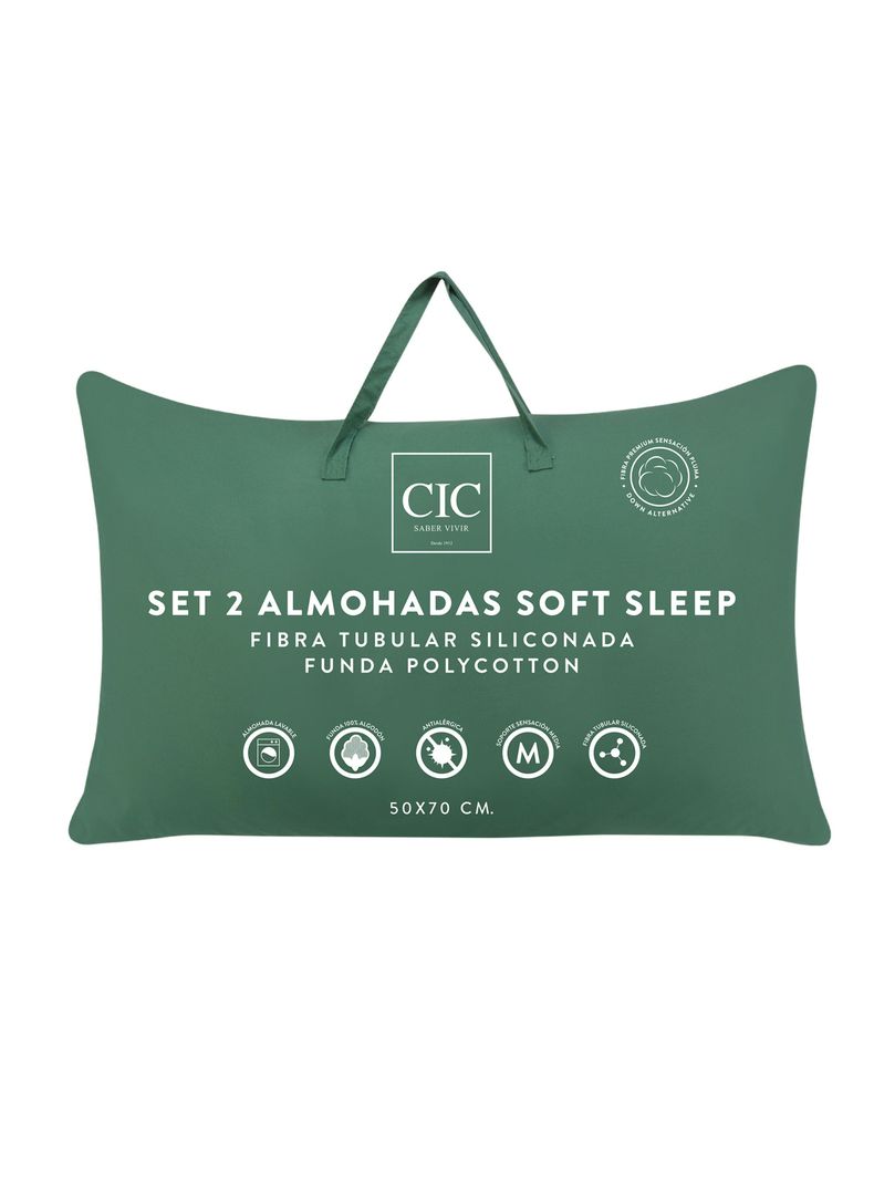 Set de 2 Almohadas Da Soft Sleep 50x70 cm
