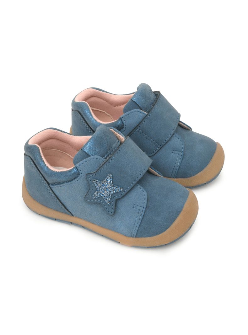 Botín   Denim con Estrella y Velcro Ancho  Niña-1