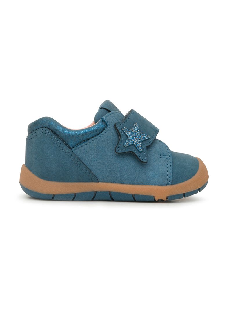 Botín   Denim con Estrella y Velcro Ancho  Niña-0