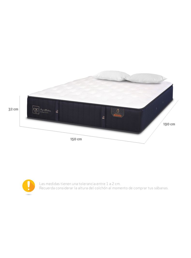 Colchón Premium 2 Plazas + Almohada-1