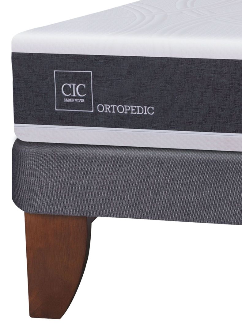 Cama Europea New Ortopedic 1.5 Plazas + Set Muebles Stylo-3