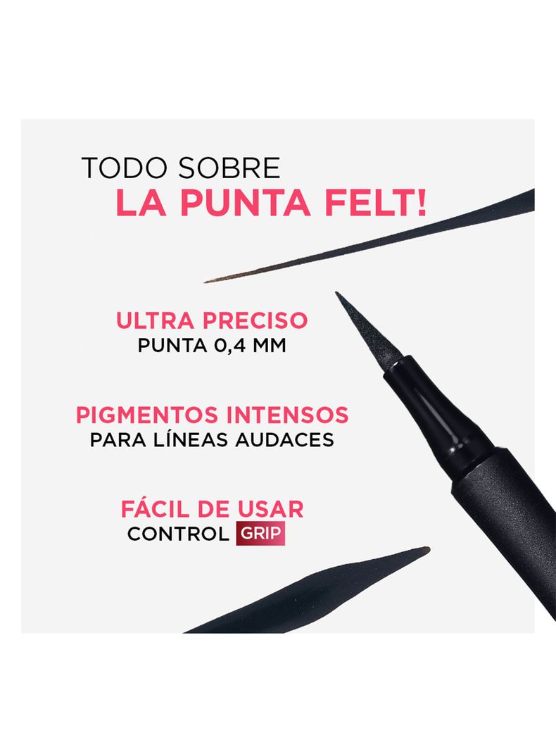 Delineador Infallible Precision Felt 01 Black-4