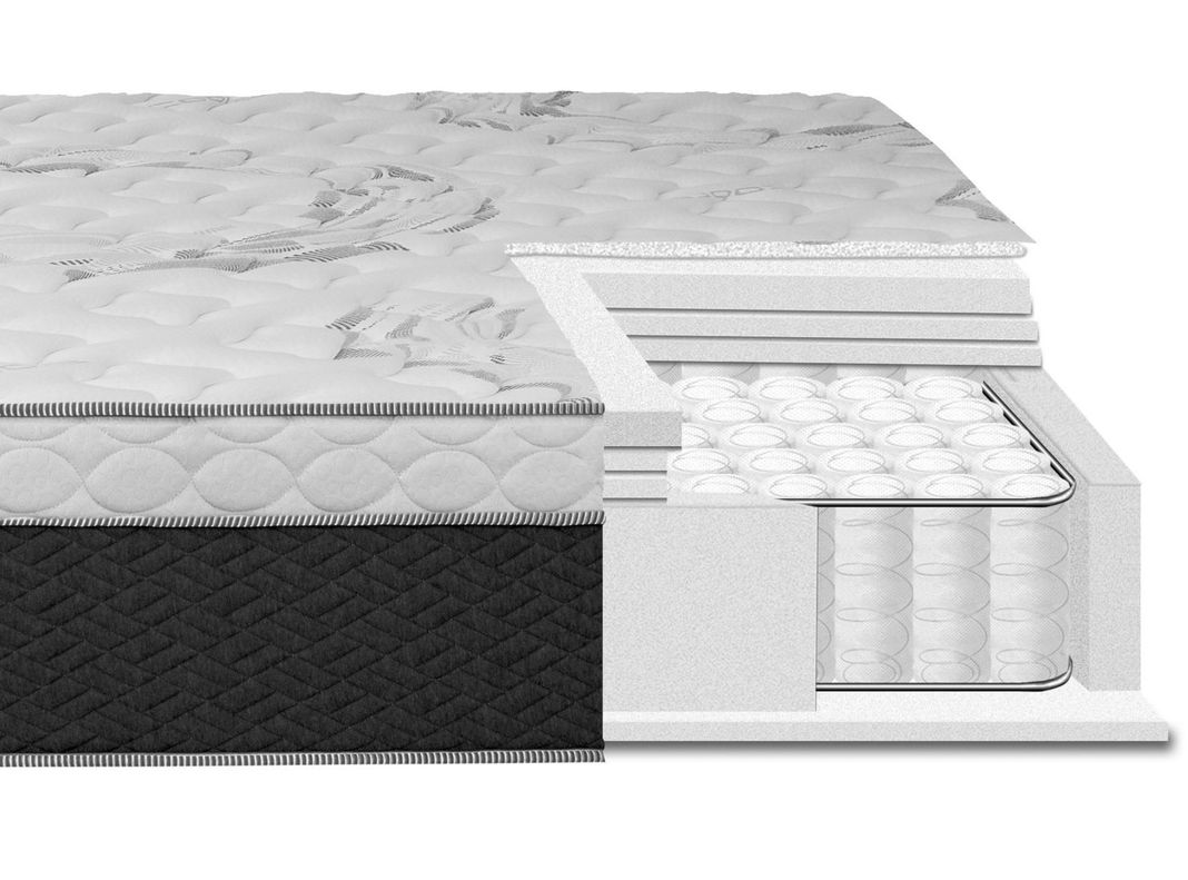 Cama Europea Everest King + Set Muebles Mallorca-1