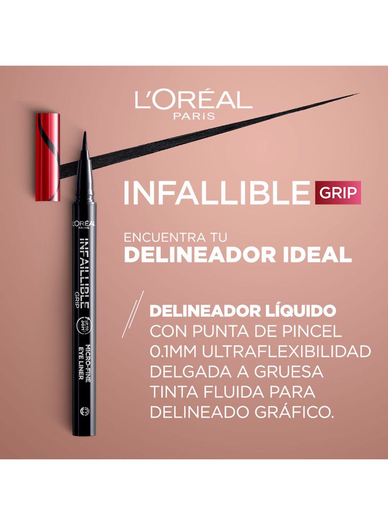 Delineador de Ojos Infallible Miro Liner 01 Obsidian 0.6g-3