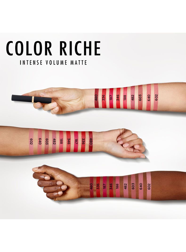 Labial Color Riche Intense Volume Matte Rouge Avant-3