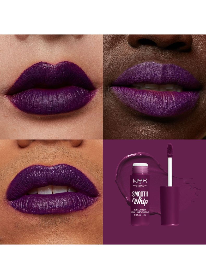 Labial Matte Cremoso Smooth Whip Matte Cream Berry Bed Sheets 4 ml-4