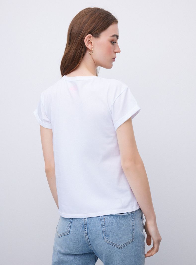 Polera Gráfica Estampado Barbie 1-1