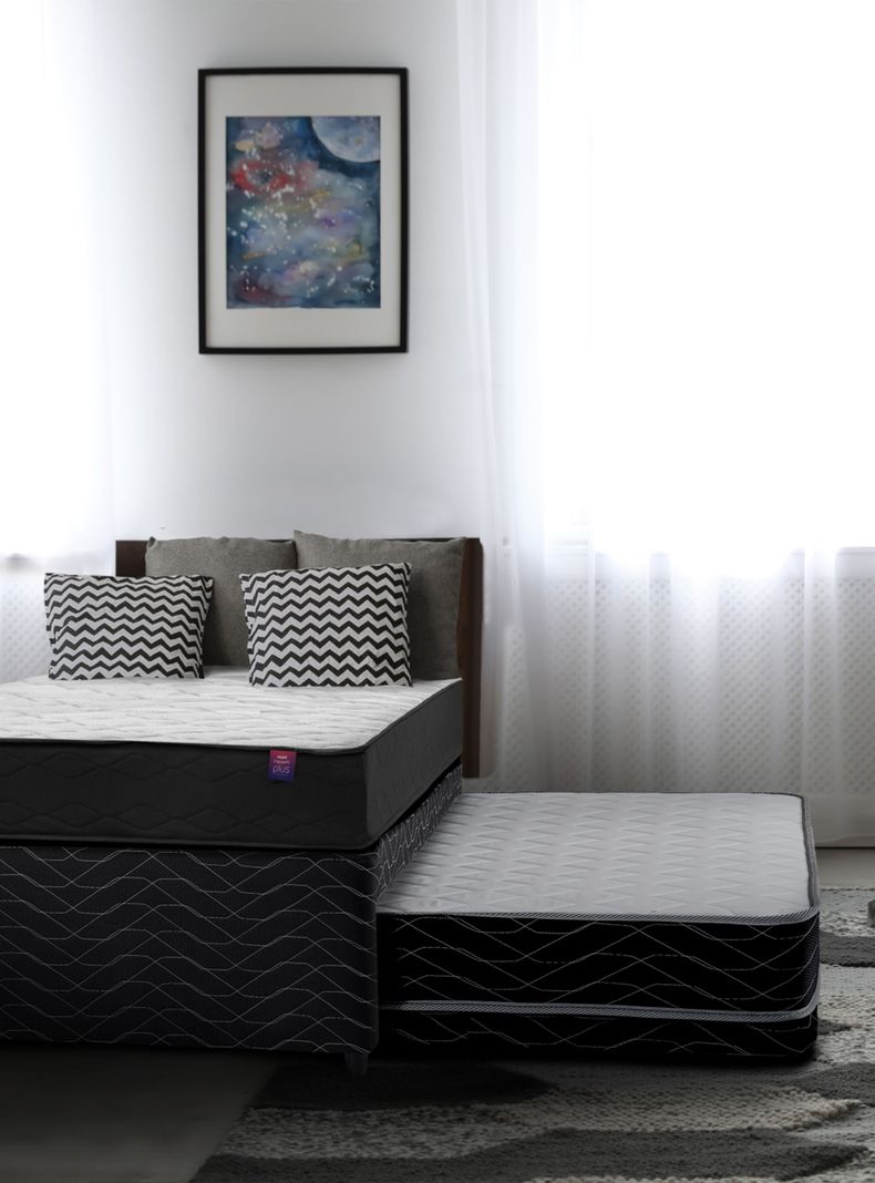 Diván Therapedic Plus 1.5 Plazas + Respaldo Royal + Velador-3