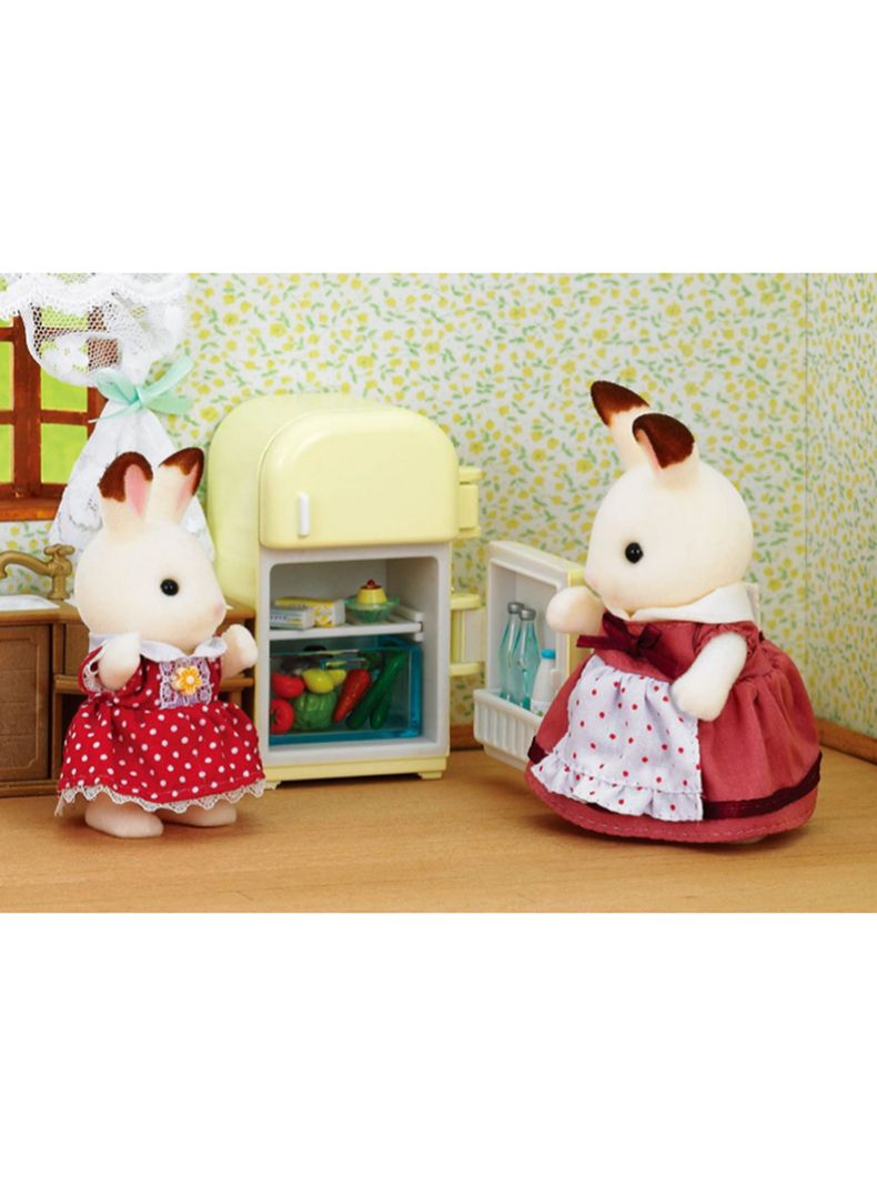 Set Sylvanian Families Coneja con Refrigerador-2