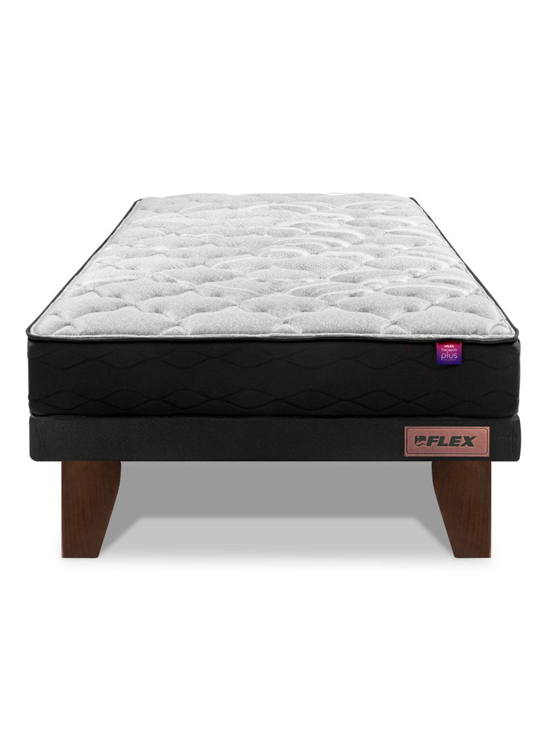 Cama Europea Flat Therapedic Plus 1.5 Plazas x 190 cm-1
