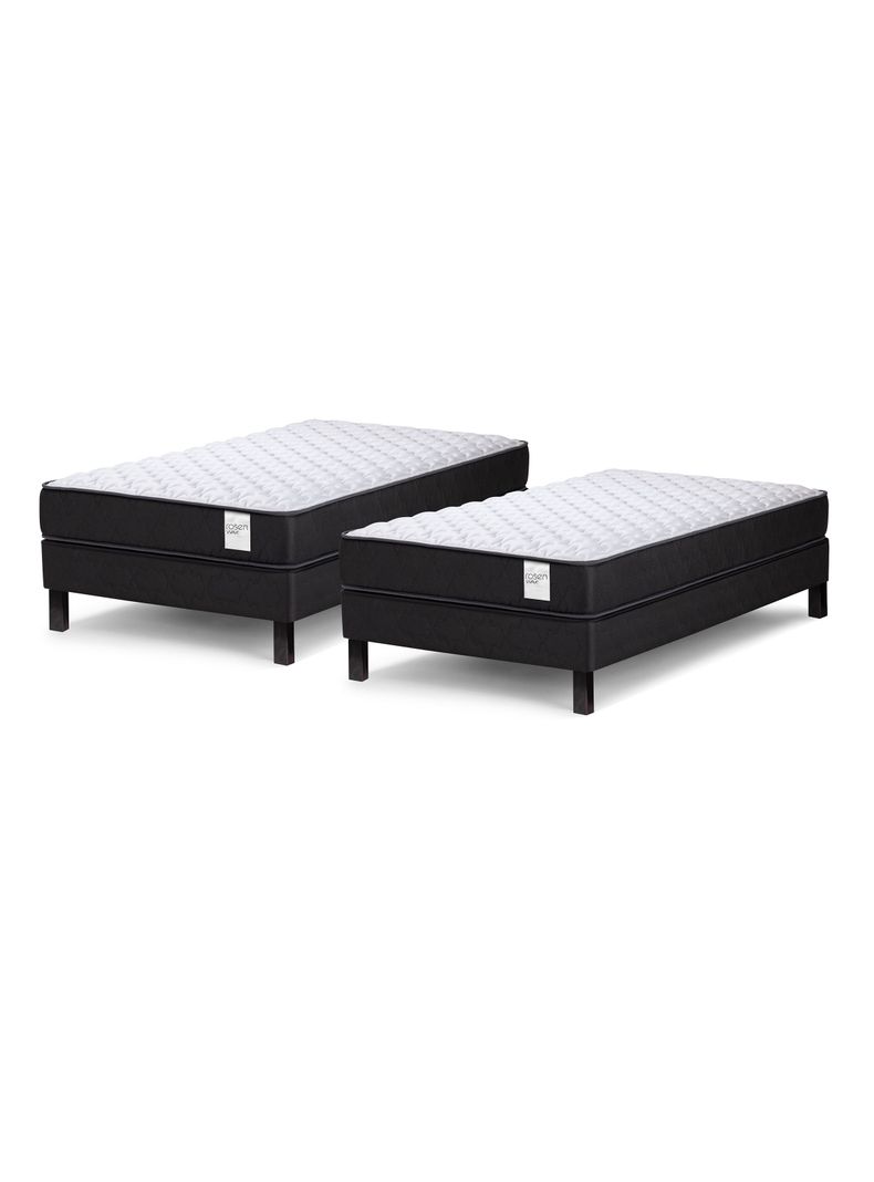 Set 2 Camas Europeas Wave 1 Plaza x 190 cm-0