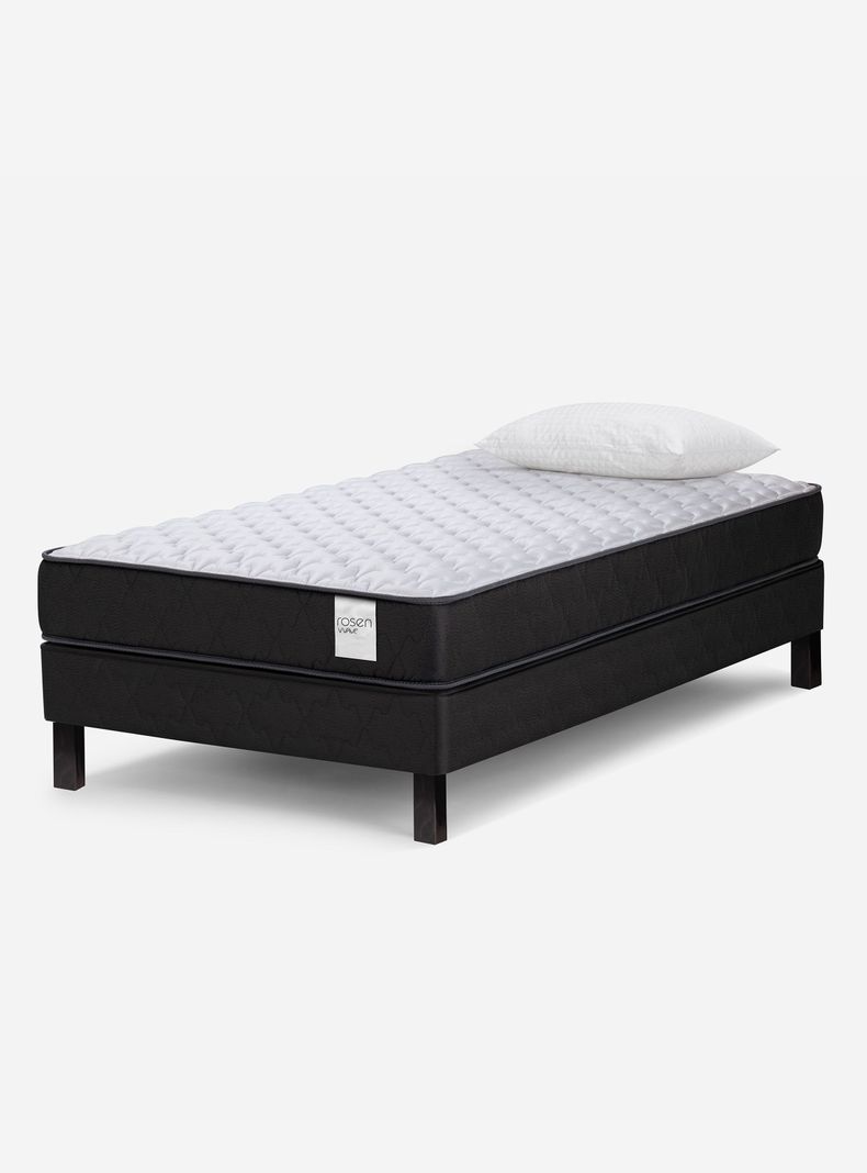Cama Europea Wave 1 Plaza x190 cm + Almohada-0