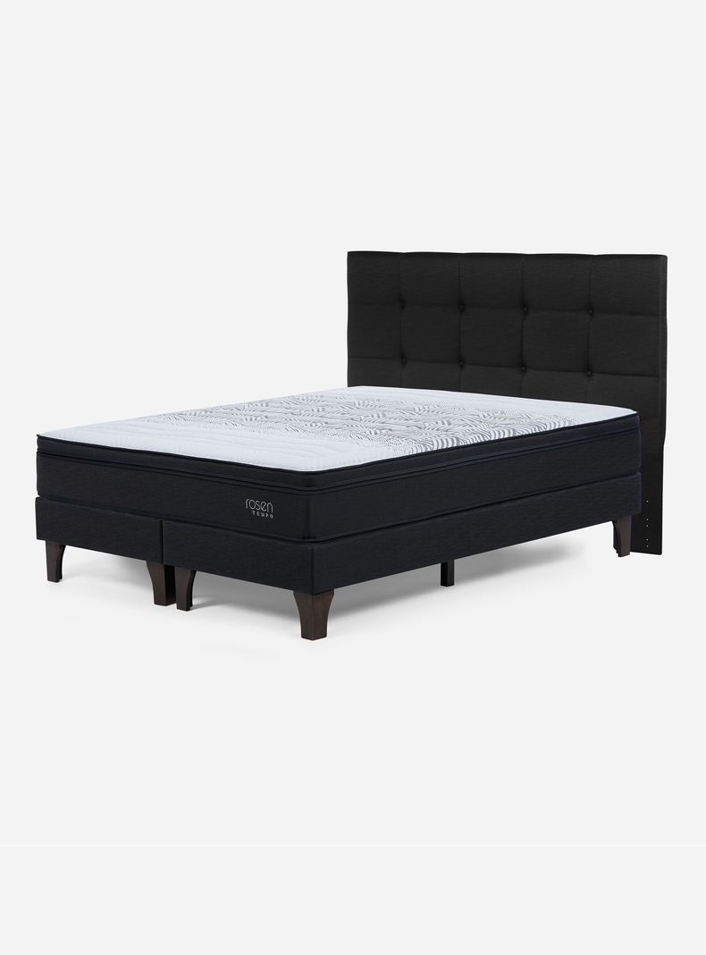 Cama Europea Tempo 2 Plazas + Set de Muebles-0