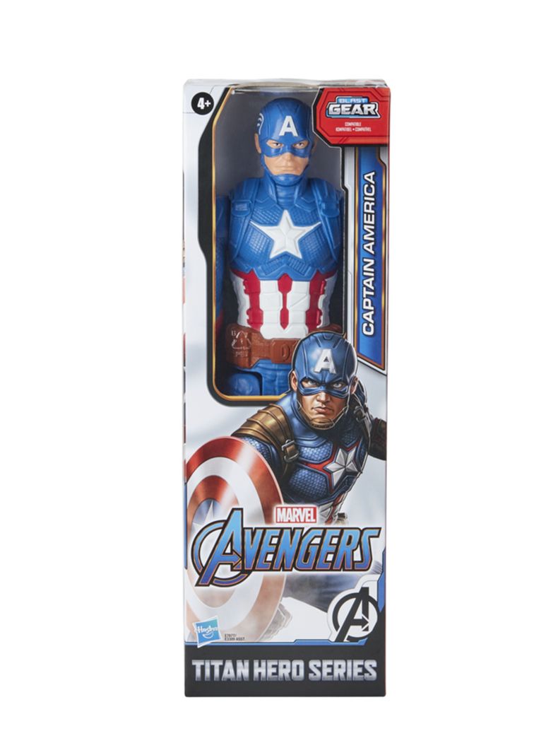Figura Marvel de Acción Avengers Capitán America Titan Hero-0