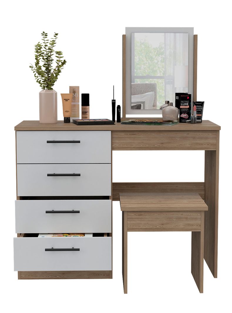 Mueble de Tocador Kaia Miel-Blanco-2