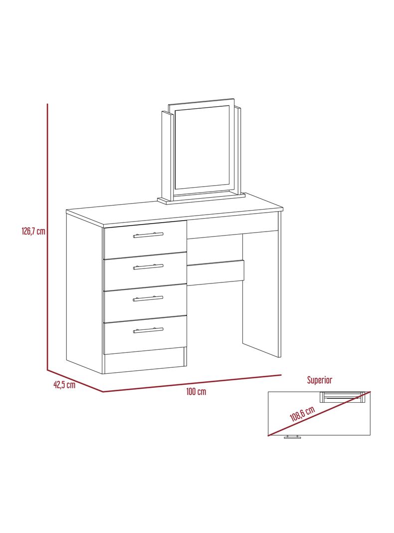 Mueble de Tocador Kaia Wengue-Miel-1