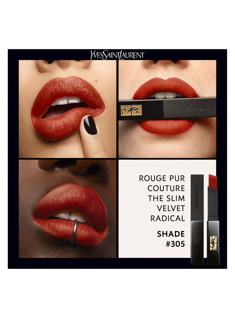 Labial The Slim Velvet Radical 305 Orange Surge-4