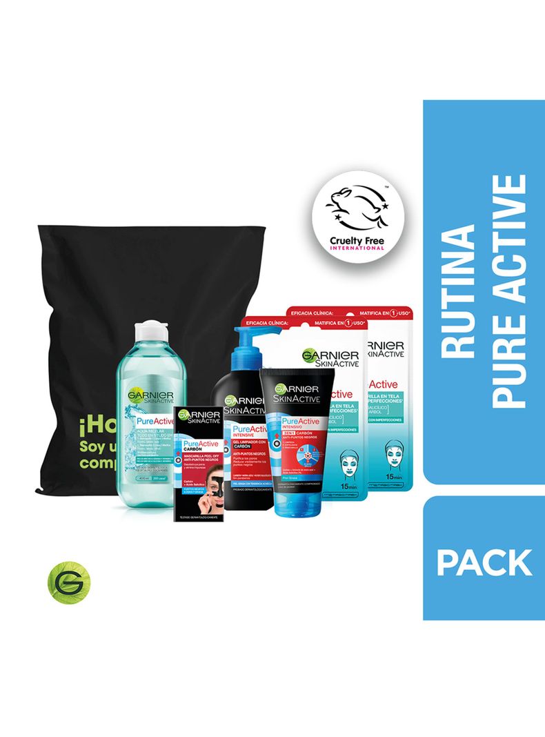 Set Garnier Skin Active Rutina Pure Active