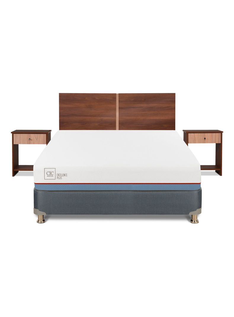 Cama Americana Excellence Plus 2 Plazas + Set de Muebles Stylo-2