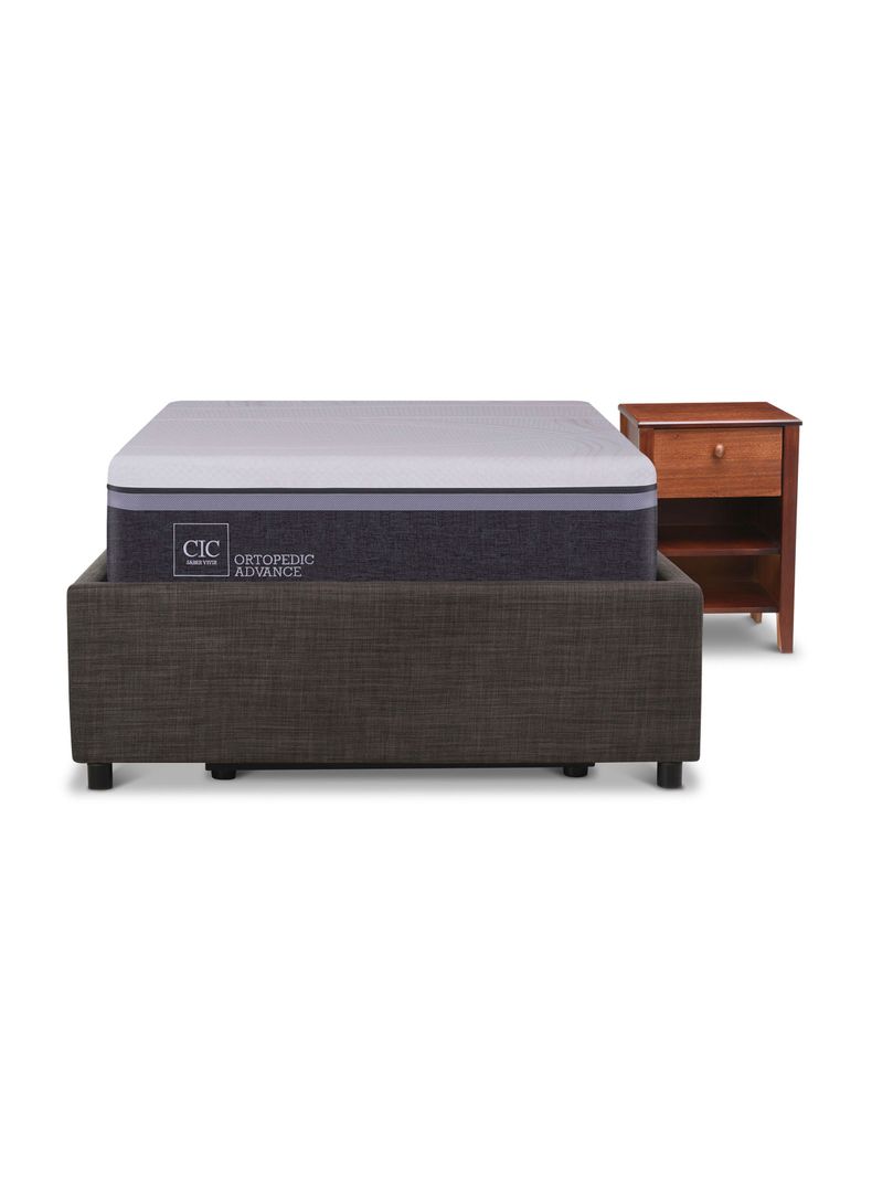 Cama Space Box Ortopedic Advance 1.5 Plazas +Muebles Torino-3