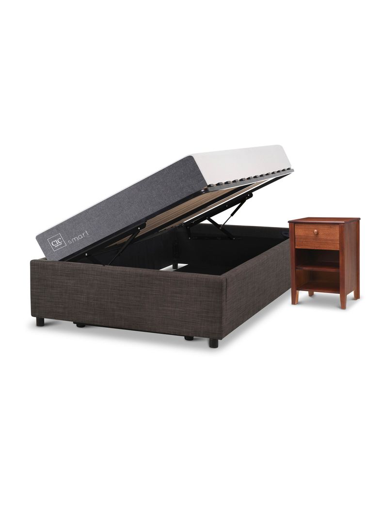 Cama Funcional Space Box Smart 1.5 Plazas New Torino S-T-1