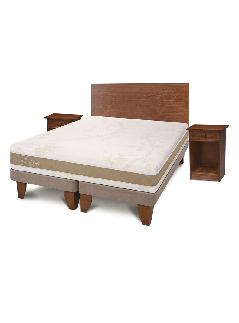 Cama Europea Rilassati Infinity 2 Plazas Bd Set Villarrica-0