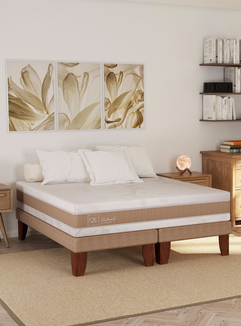 Cama Europea Rilassati Infinity 2 Plazas Bd Set Munich-4