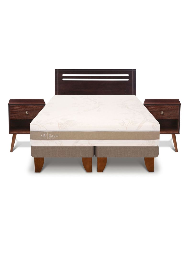 Cama Europea Rilassati Infinity 2 Plazas Bd Set Munich-2