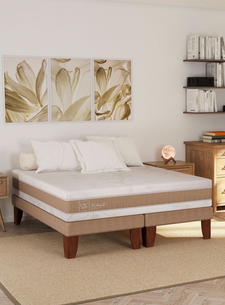Cama Europea Rilassati Infinity 2 Plazas Bd Respaldo Munich-4