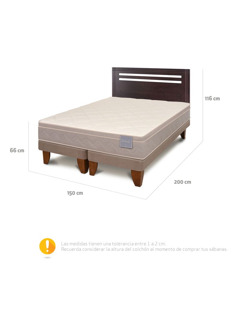 Cama Europea Rilassati 2 Plazas Bd Respaldo Munich-1