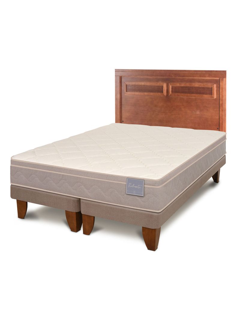 Cama Europea Rilassati 2 Plazas Base Dividida Respaldo Milan-0