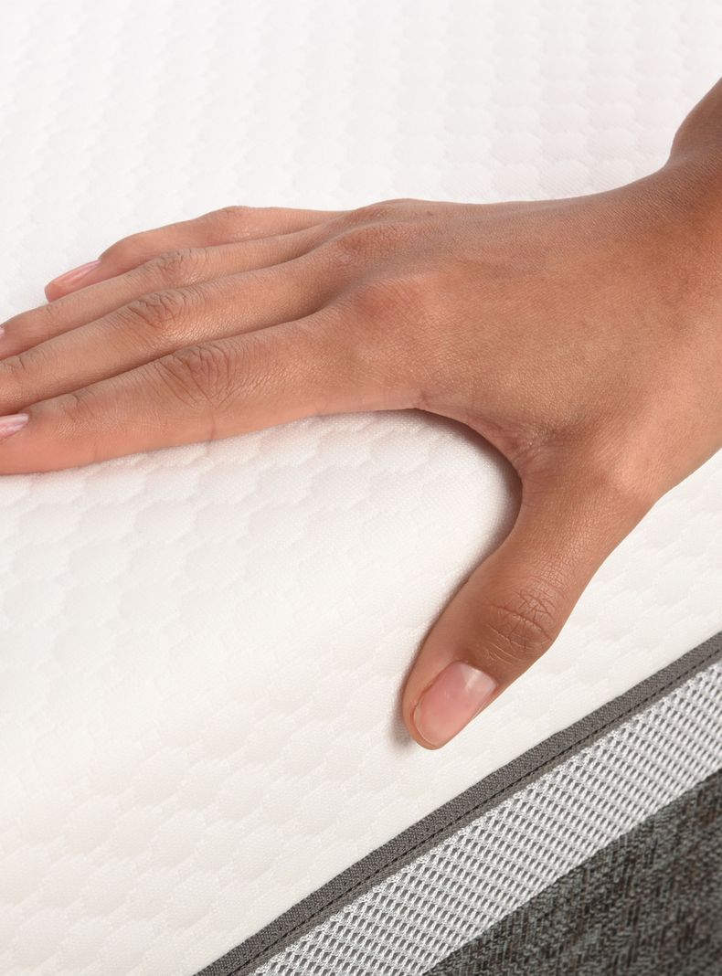 Cama Europea Ortopedic Advance 2 Plazas Base Normal + Veladores Niger-3