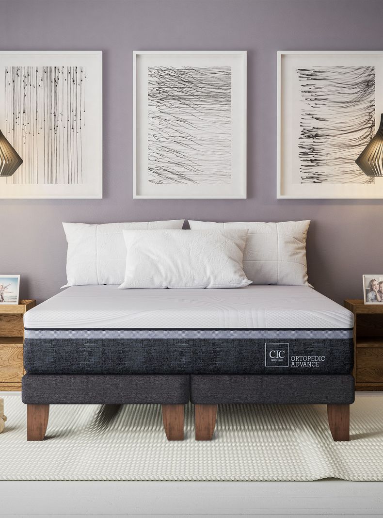 Cama Europea Ortopedic Advance 1.5 Plazas + Respaldo New Munich-4