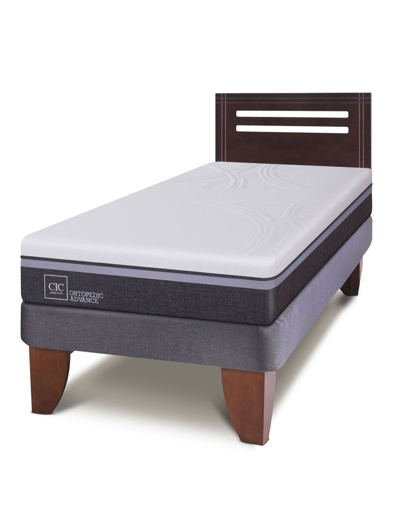 Cama Europea Ortopedic Advance 1.5 Plazas + Respaldo New Munich-0